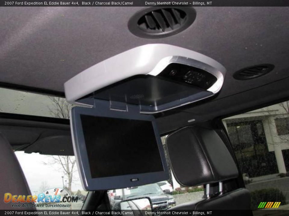 2007 Ford Expedition EL Eddie Bauer 4x4 Black / Charcoal Black/Camel Photo #12