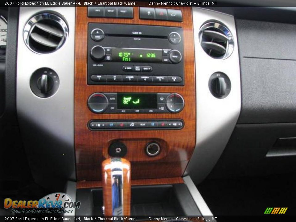 2007 Ford Expedition EL Eddie Bauer 4x4 Black / Charcoal Black/Camel Photo #13