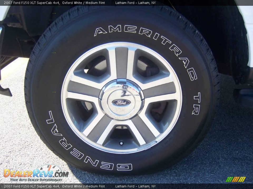 2007 Ford F150 XLT SuperCab 4x4 Oxford White / Medium Flint Photo #3