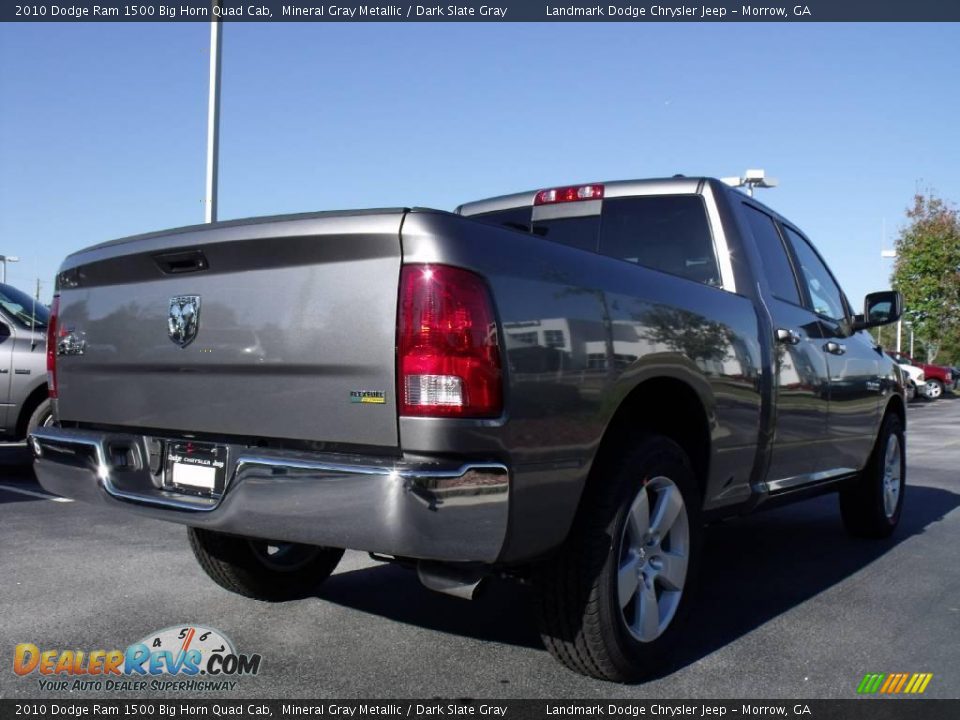 2010 Dodge Ram 1500 Big Horn Quad Cab Mineral Gray Metallic / Dark Slate Gray Photo #3