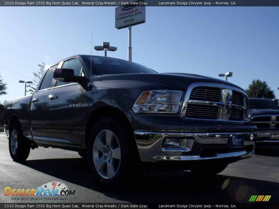 2010 Dodge Ram 1500 Big Horn Quad Cab Mineral Gray Metallic / Dark Slate Gray Photo #4