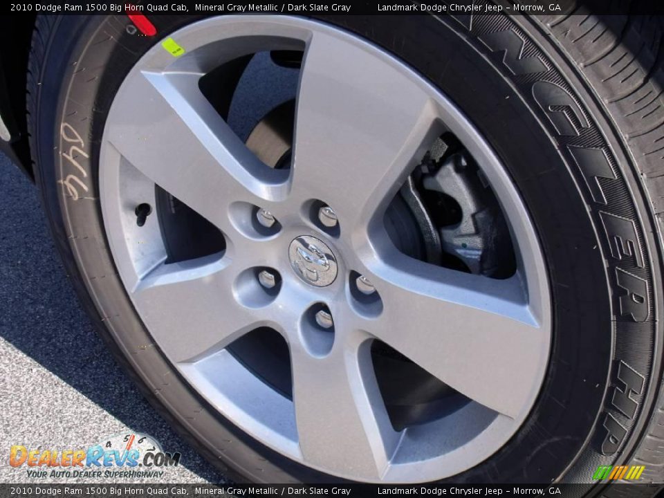 2010 Dodge Ram 1500 Big Horn Quad Cab Mineral Gray Metallic / Dark Slate Gray Photo #5
