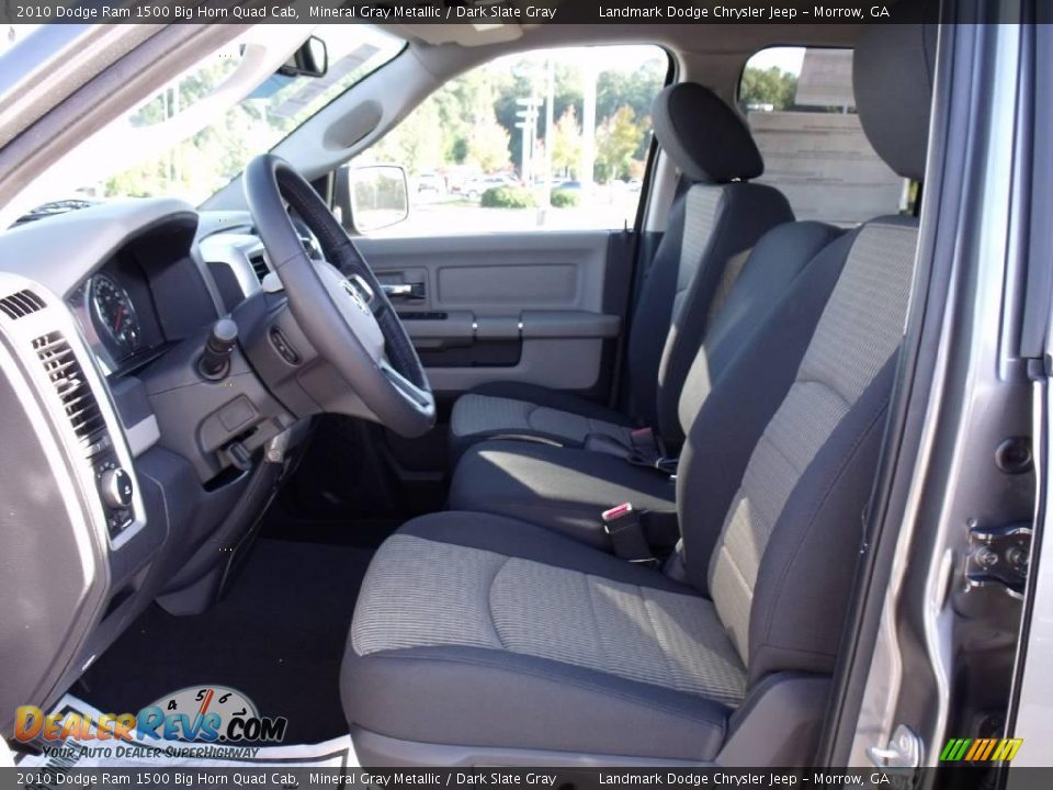 2010 Dodge Ram 1500 Big Horn Quad Cab Mineral Gray Metallic / Dark Slate Gray Photo #6