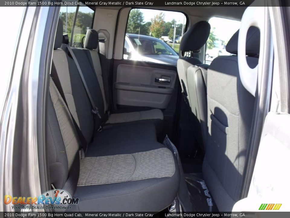 2010 Dodge Ram 1500 Big Horn Quad Cab Mineral Gray Metallic / Dark Slate Gray Photo #9
