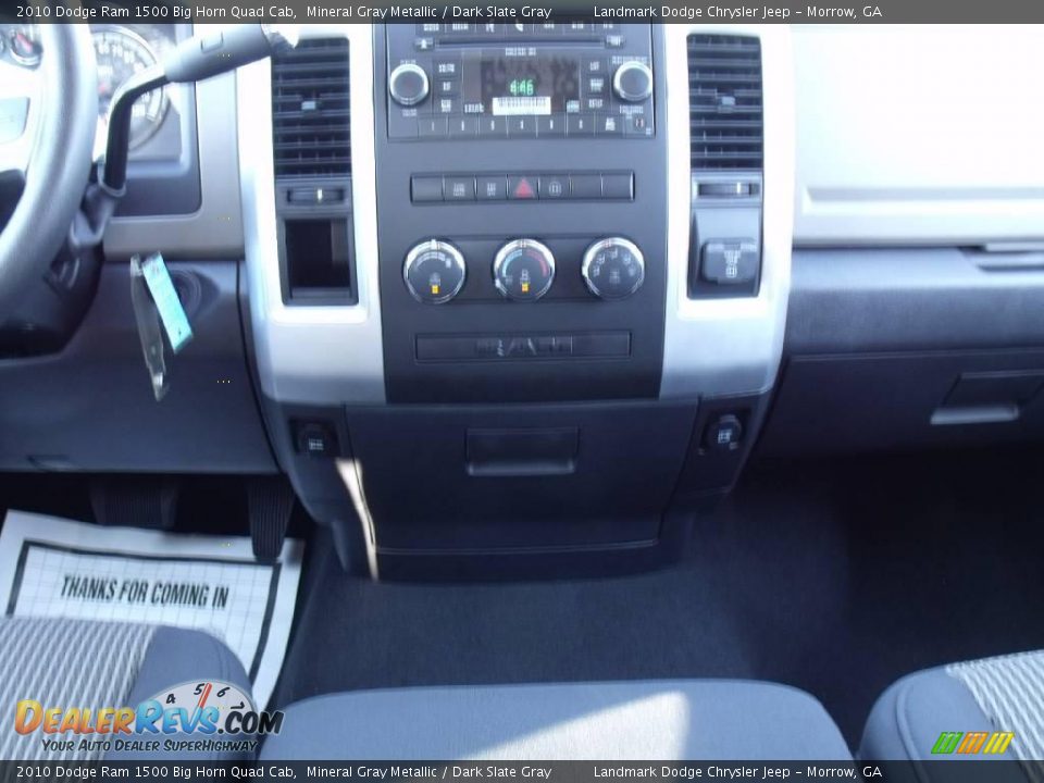 2010 Dodge Ram 1500 Big Horn Quad Cab Mineral Gray Metallic / Dark Slate Gray Photo #11