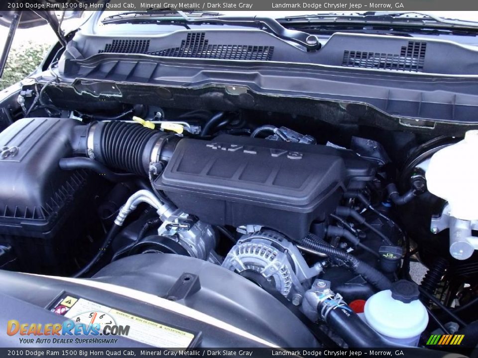2010 Dodge Ram 1500 Big Horn Quad Cab Mineral Gray Metallic / Dark Slate Gray Photo #13