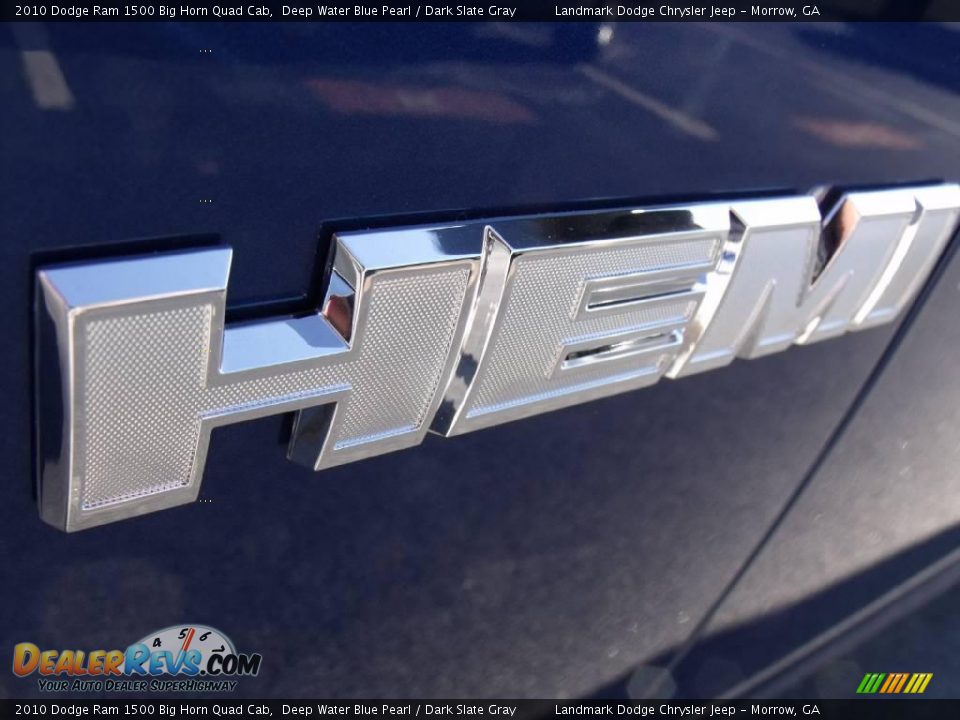 2010 Dodge Ram 1500 Big Horn Quad Cab Deep Water Blue Pearl / Dark Slate Gray Photo #5