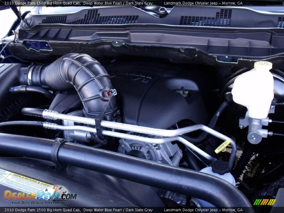 2010 Dodge Ram 1500 Big Horn Quad Cab Deep Water Blue Pearl / Dark Slate Gray Photo #13