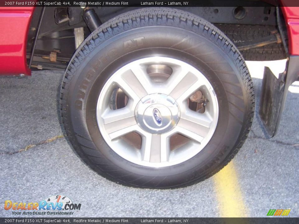 2007 Ford F150 XLT SuperCab 4x4 Redfire Metallic / Medium Flint Photo #3