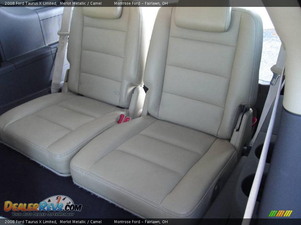 2008 Ford Taurus X Limited Merlot Metallic / Camel Photo #17