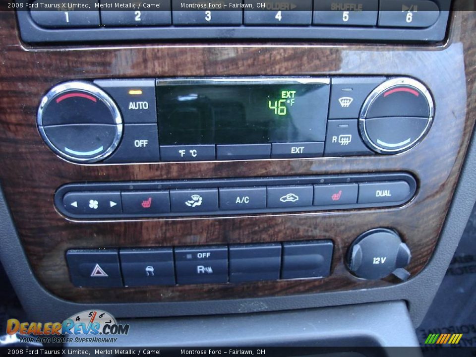 2008 Ford Taurus X Limited Merlot Metallic / Camel Photo #32
