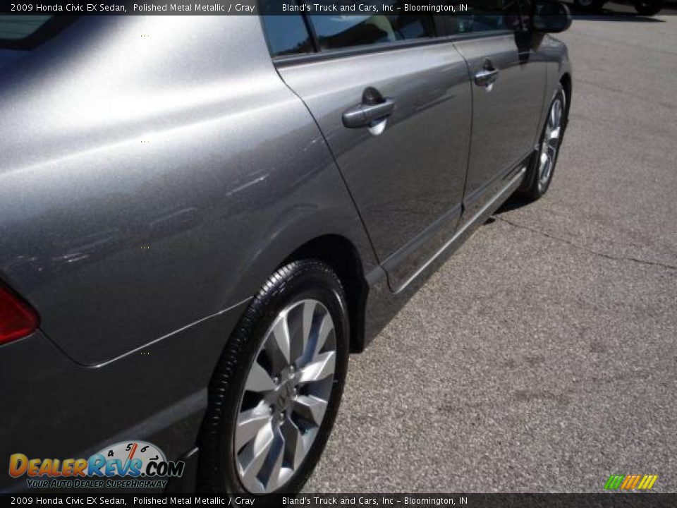 2009 Honda Civic EX Sedan Polished Metal Metallic / Gray Photo #10