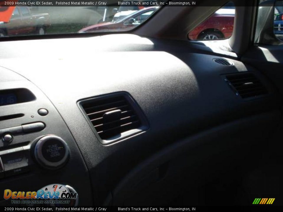 2009 Honda Civic EX Sedan Polished Metal Metallic / Gray Photo #19
