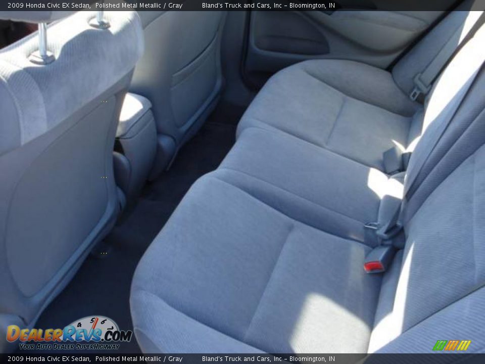 2009 Honda Civic EX Sedan Polished Metal Metallic / Gray Photo #21