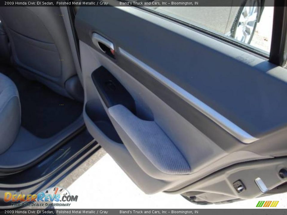 2009 Honda Civic EX Sedan Polished Metal Metallic / Gray Photo #23