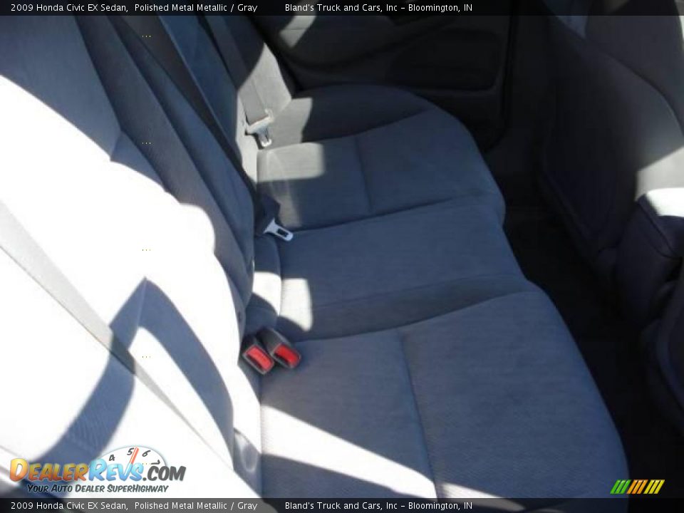 2009 Honda Civic EX Sedan Polished Metal Metallic / Gray Photo #24