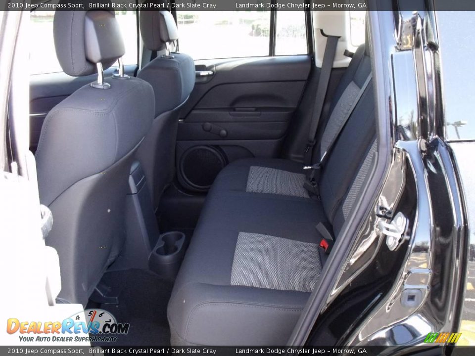 2010 Jeep Compass Sport Brilliant Black Crystal Pearl / Dark Slate Gray Photo #7
