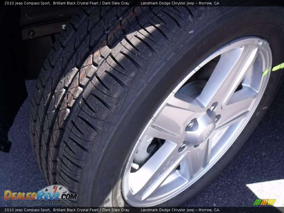 2010 Jeep Compass Sport Brilliant Black Crystal Pearl / Dark Slate Gray Photo #13