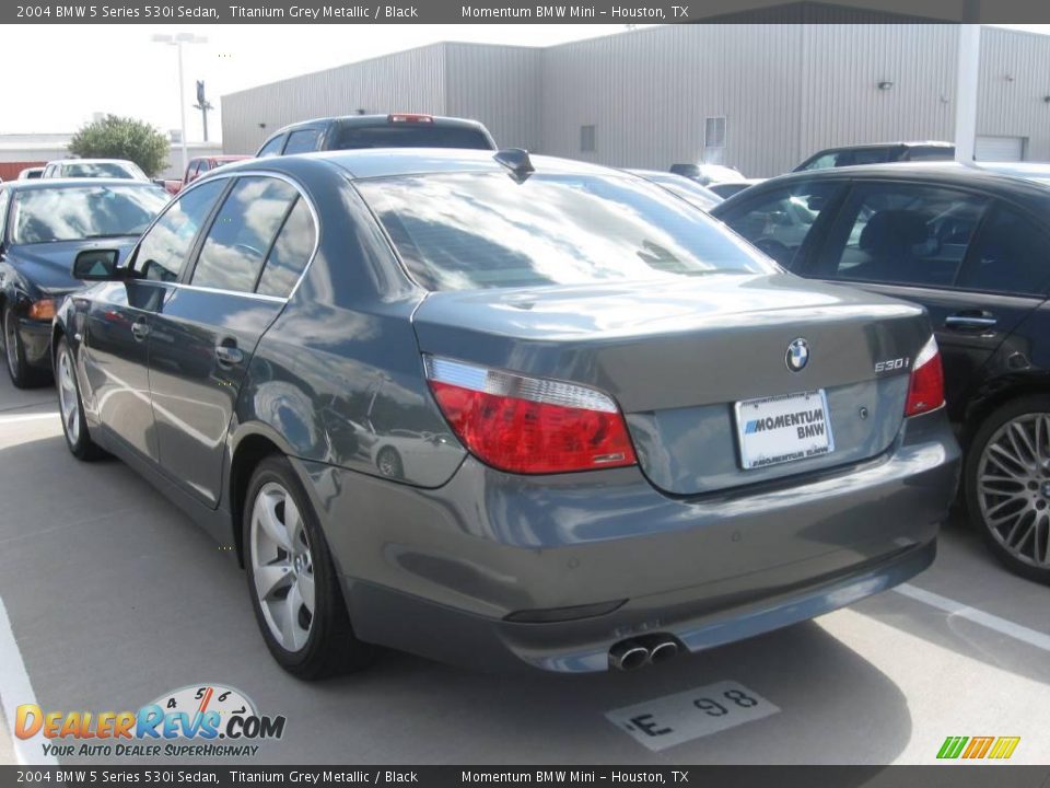 2004 BMW 5 Series 530i Sedan Titanium Grey Metallic / Black Photo #2