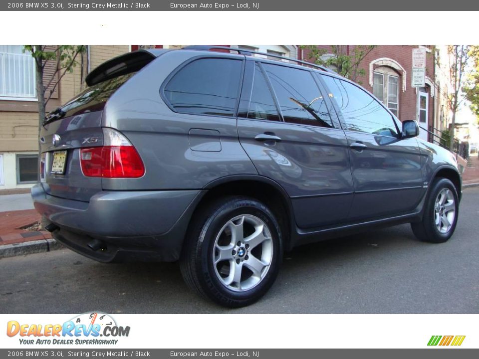 2006 BMW X5 3.0i Sterling Grey Metallic / Black Photo #14