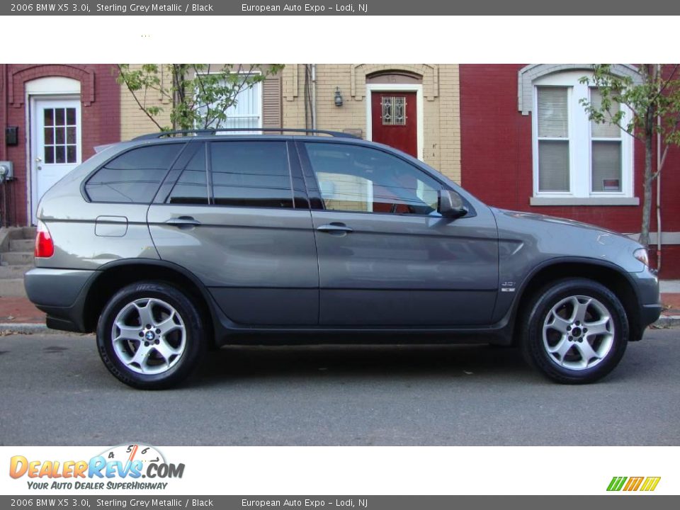 2006 BMW X5 3.0i Sterling Grey Metallic / Black Photo #15