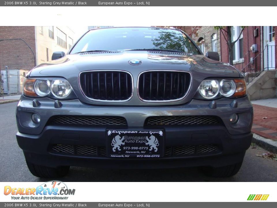 2006 BMW X5 3.0i Sterling Grey Metallic / Black Photo #16