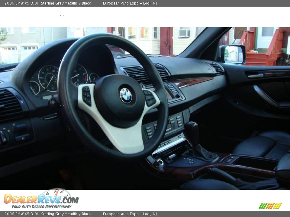 2006 BMW X5 3.0i Sterling Grey Metallic / Black Photo #17