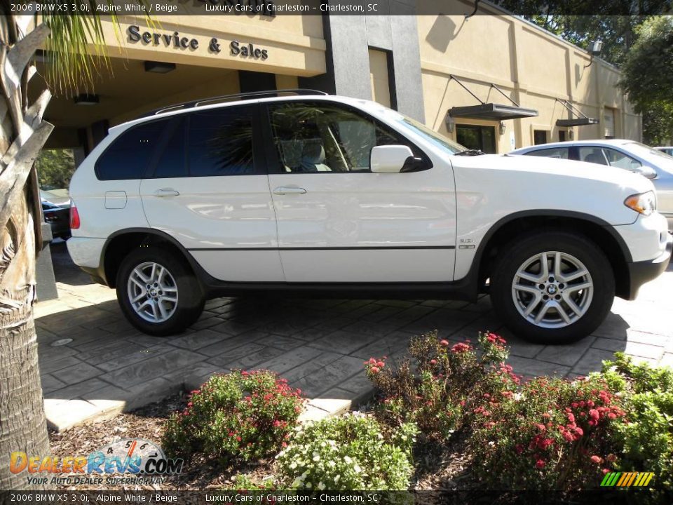 2006 BMW X5 3.0i Alpine White / Beige Photo #1