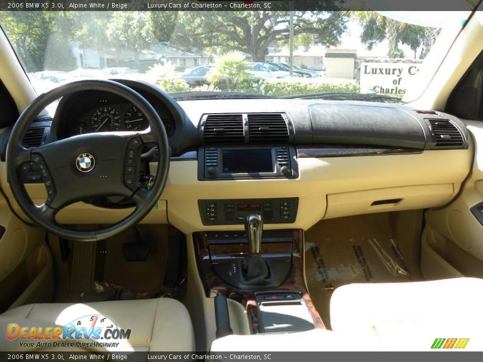 2006 BMW X5 3.0i Alpine White / Beige Photo #3