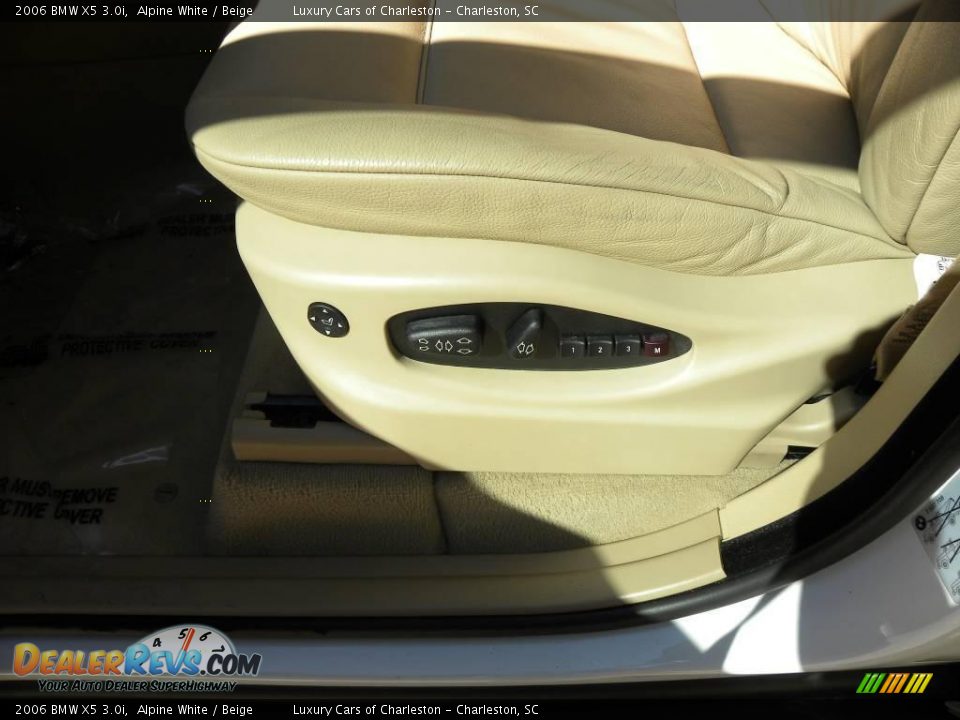 2006 BMW X5 3.0i Alpine White / Beige Photo #5
