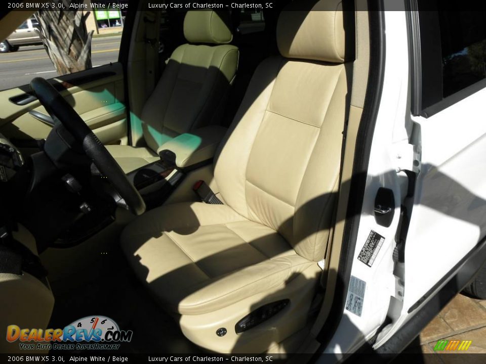 2006 BMW X5 3.0i Alpine White / Beige Photo #6