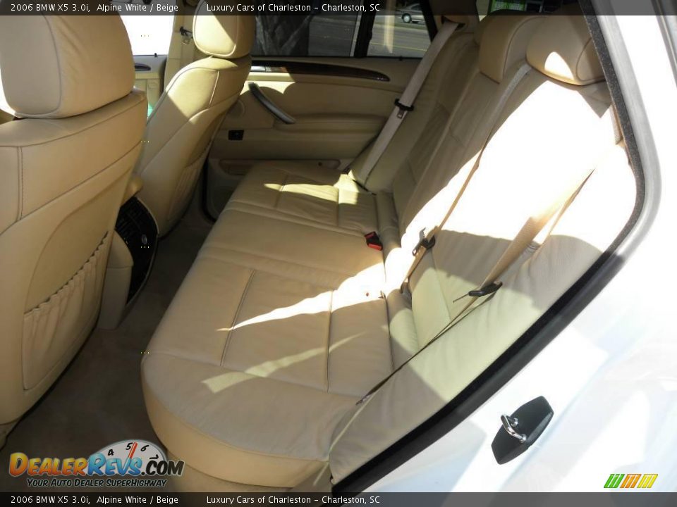 2006 BMW X5 3.0i Alpine White / Beige Photo #8