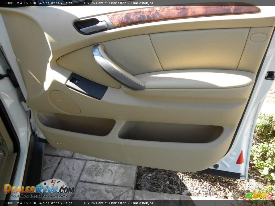 2006 BMW X5 3.0i Alpine White / Beige Photo #11
