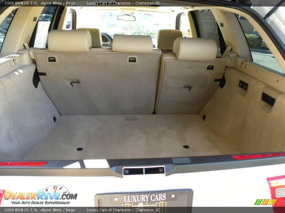 2006 BMW X5 3.0i Alpine White / Beige Photo #15
