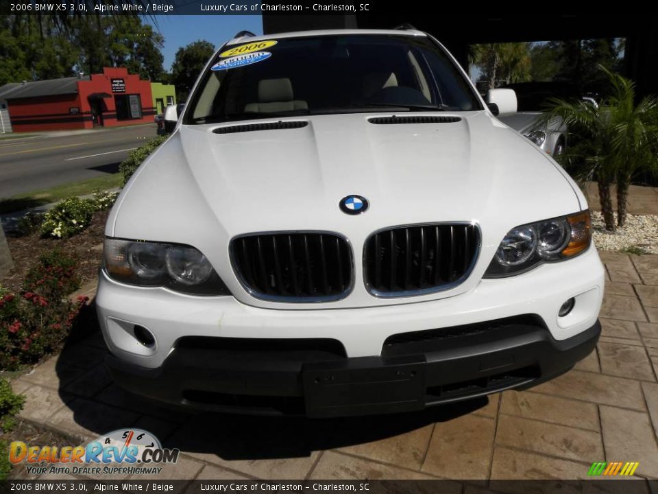 2006 BMW X5 3.0i Alpine White / Beige Photo #20