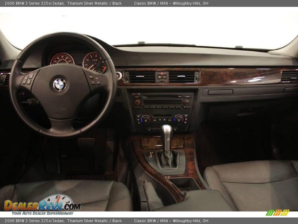 2006 BMW 3 Series 325xi Sedan Titanium Silver Metallic / Black Photo #22
