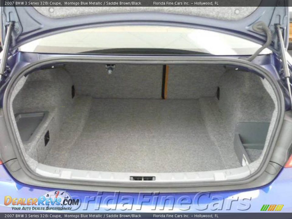 2007 BMW 3 Series 328i Coupe Montego Blue Metallic / Saddle Brown/Black Photo #10