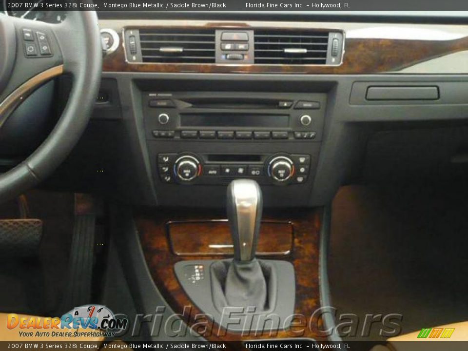 2007 BMW 3 Series 328i Coupe Montego Blue Metallic / Saddle Brown/Black Photo #16