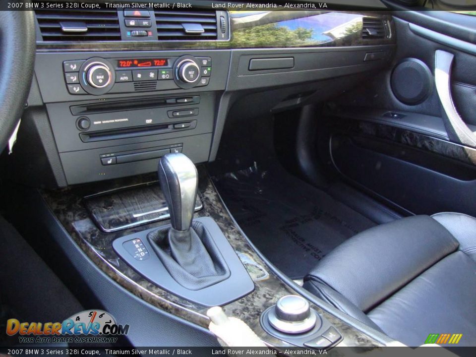 2007 BMW 3 Series 328i Coupe Titanium Silver Metallic / Black Photo #10