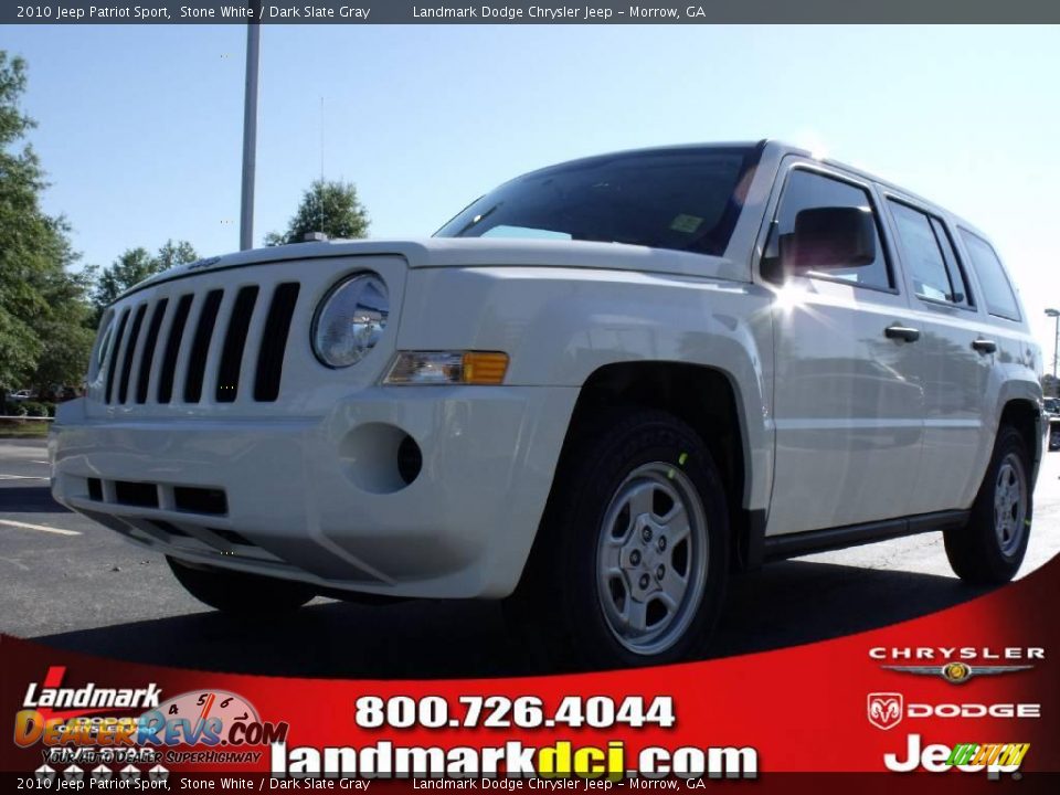 2010 Jeep Patriot Sport Stone White / Dark Slate Gray Photo #1