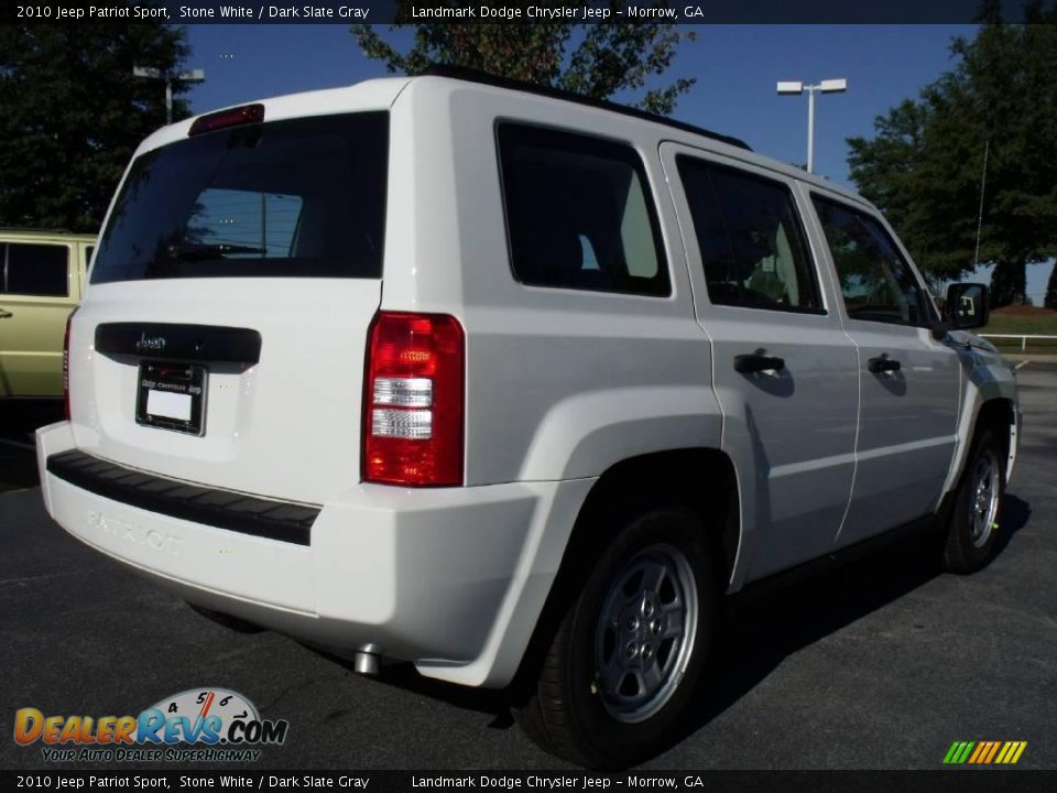 2010 Jeep Patriot Sport Stone White / Dark Slate Gray Photo #3