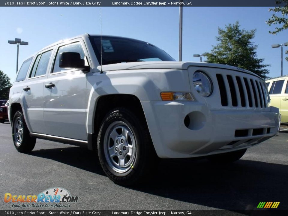 2010 Jeep Patriot Sport Stone White / Dark Slate Gray Photo #4