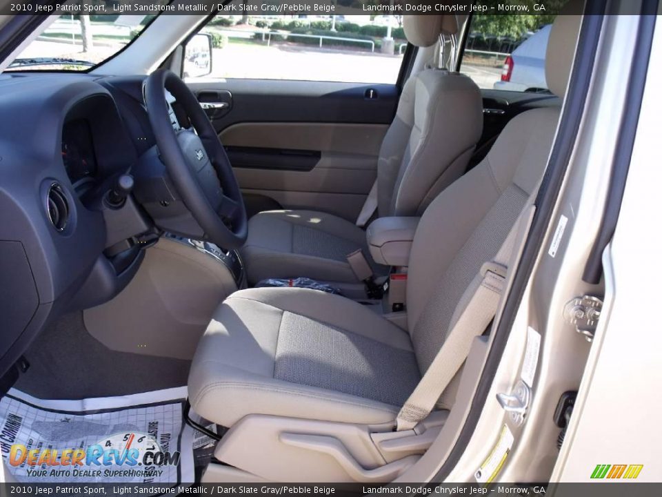 2010 Jeep Patriot Sport Light Sandstone Metallic / Dark Slate Gray/Pebble Beige Photo #6