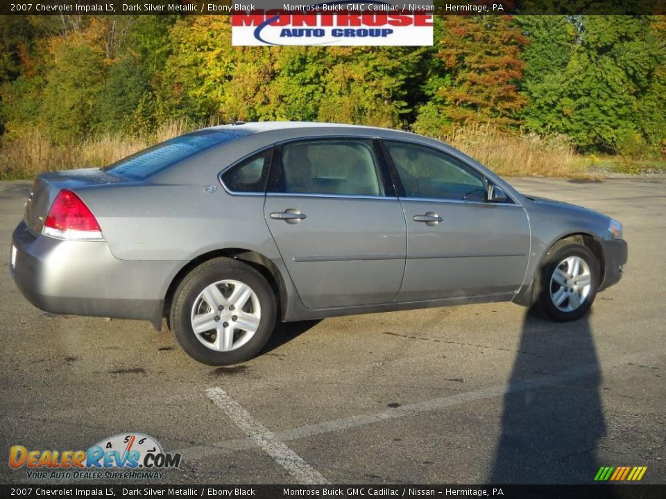 2007 Chevrolet Impala LS Dark Silver Metallic / Ebony Black Photo #2
