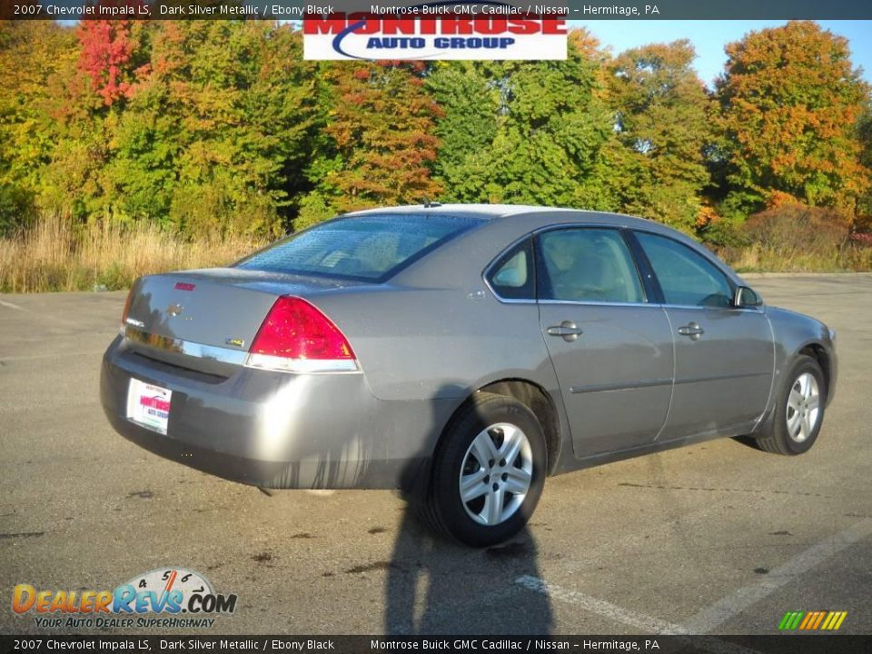 2007 Chevrolet Impala LS Dark Silver Metallic / Ebony Black Photo #3