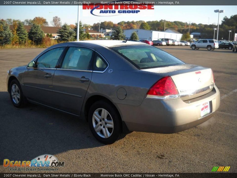 2007 Chevrolet Impala LS Dark Silver Metallic / Ebony Black Photo #6