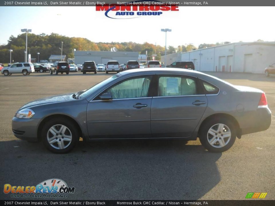 2007 Chevrolet Impala LS Dark Silver Metallic / Ebony Black Photo #8