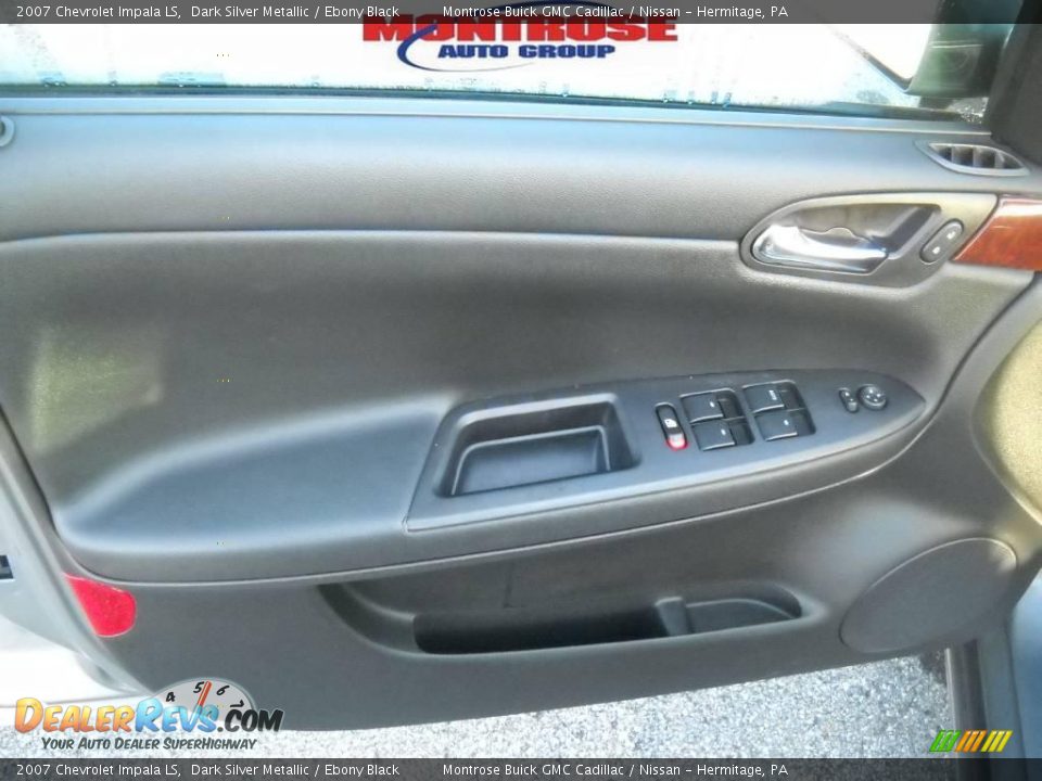 2007 Chevrolet Impala LS Dark Silver Metallic / Ebony Black Photo #9