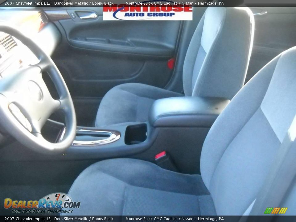 2007 Chevrolet Impala LS Dark Silver Metallic / Ebony Black Photo #11