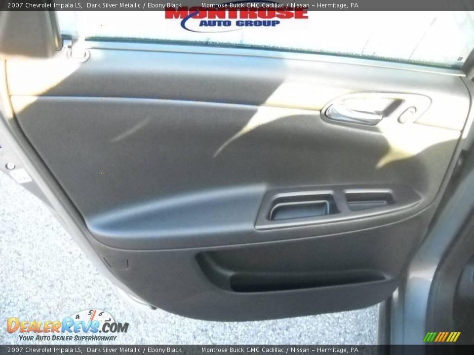 2007 Chevrolet Impala LS Dark Silver Metallic / Ebony Black Photo #13